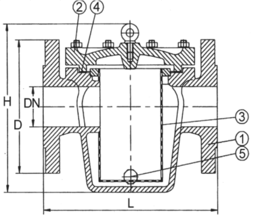 Грязевая коробка прямая (MUD BOX), PN4